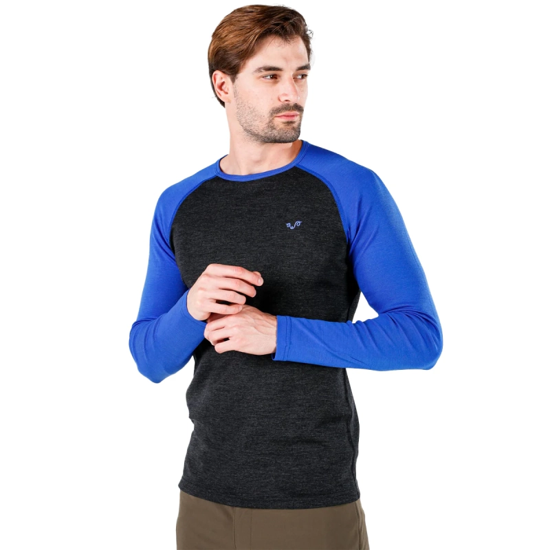 Brant - Męska Koszulka 100% Merino  - 195 g/m²